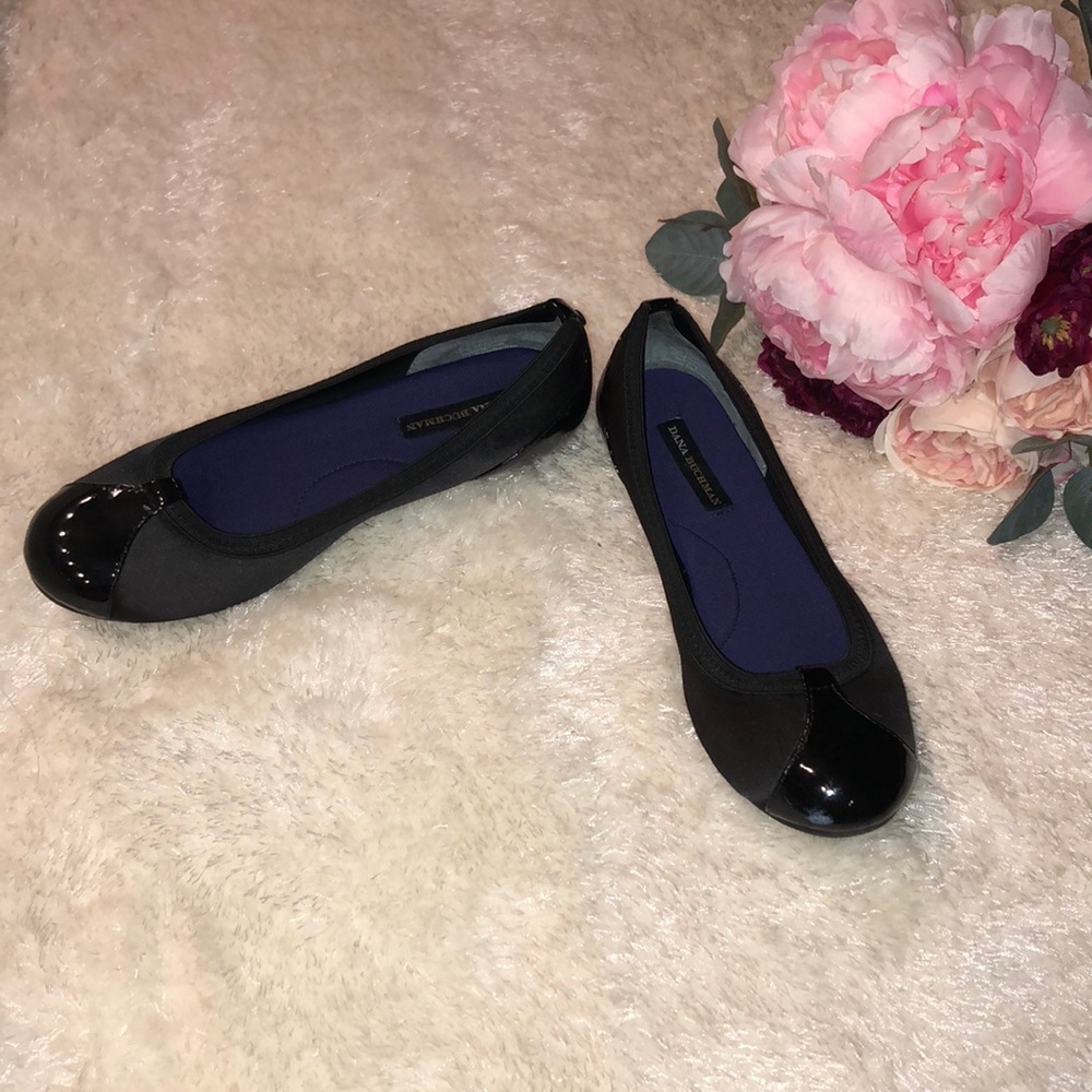 Dana Buchman black matte & glossy flats